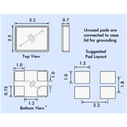 Euroquartz晶振,X32晶振,16.000MHzX32/10/10/-10+60/12pF/80R晶振