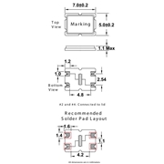 FOX晶振,C7BA晶振,FC7BACBMI25.0晶振