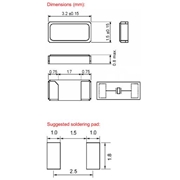 格耶晶振,KX–327NHT晶振,兩腳無源晶振
