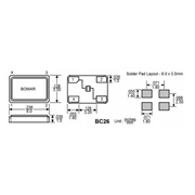 Bomar晶振,BC26晶振,BC26EFD120-10.000000晶振