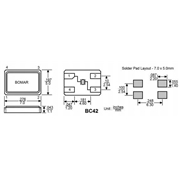 Bomar晶振,BC42晶振,BC42EFD120-10.000000晶振