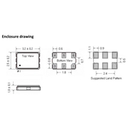 AXTAL晶振,AXE3225P晶振,AXE3225P-33-50_Rev.1-26.000MHz晶振
