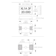 康納溫菲爾德晶振,XL-1A晶振,無源兩腳晶振