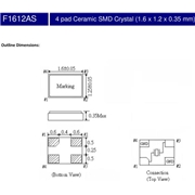 FCD-Tech晶振,F1612AS晶振,F1612AS‐2020D30F‐24.000MHz晶振
